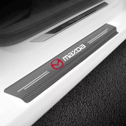 Διακοσμητικά Εσωτερικά Μασπιέ Πόρτας Carbon Look Mazda Αυτοκόλλητα 4 Τεμάχια