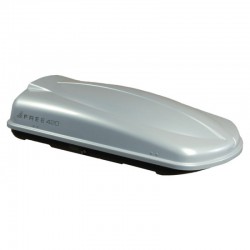 Μπαγκαζιέρα Οροφής Free 420L Silver Γυαλιστερή Με Διπλό Άνοιγμα & Quick Fix Τοποθέτηση