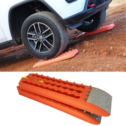 Αντιολισθητικά Βοηθητικά Πέδιλα Πρόσφυσης Escaper Buddy Metal Sand - Mud - Snow Track Πορτοκαλί Πλαστικό & Μέταλλο 2 Τεμάχια
